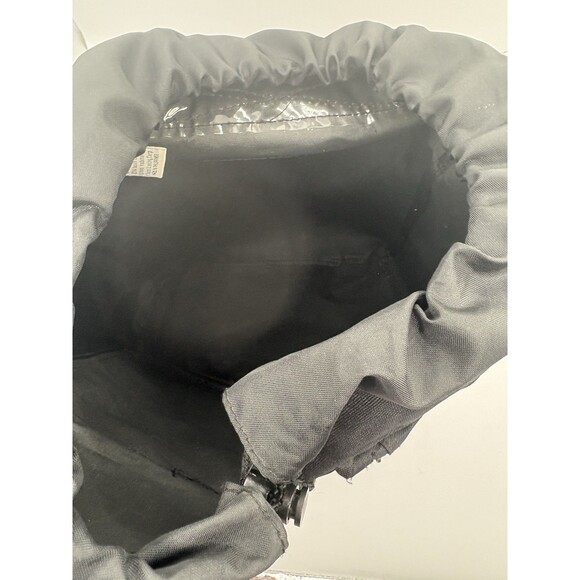 Vintage 90s Sasson Canvas Backpack w/ Suede Trim – Rare Retro - Picture 13 of 16